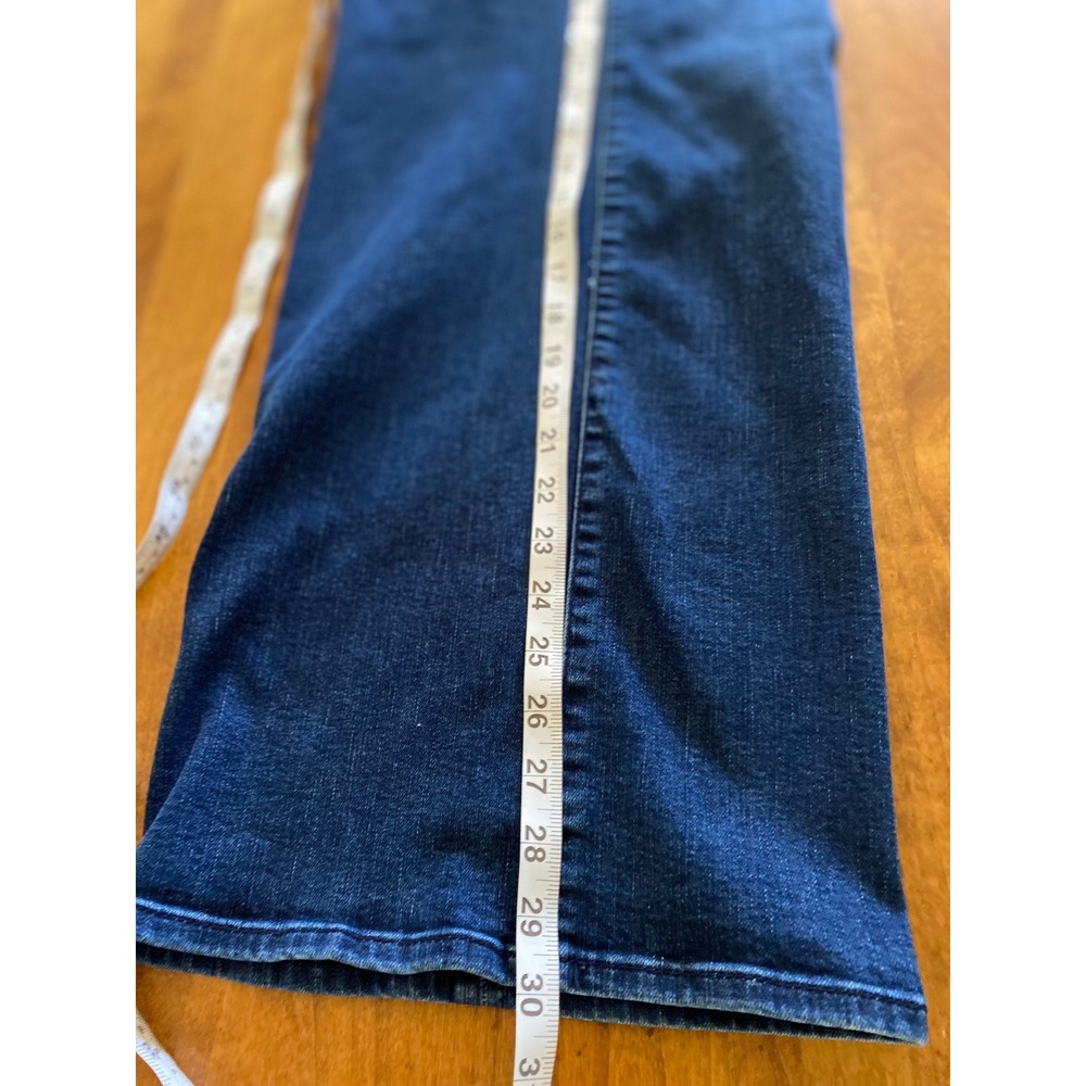 FRAME Le Slim Palazzo Jeans Trick Wash High Rise Wide Leg Denim Size 32 - Picture 13 of 15